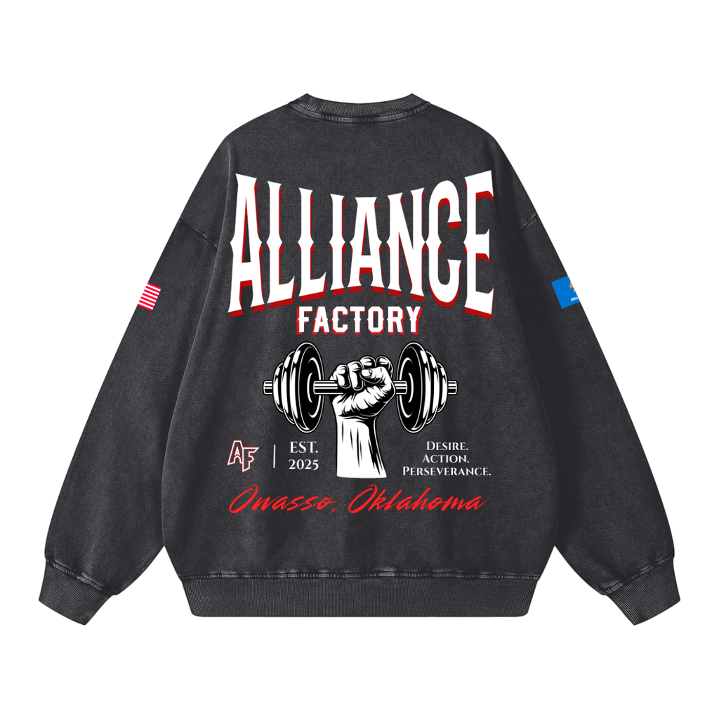 AF Snow Washed Oversized Sweatshirt