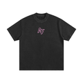 Pink AF Heavyweight Vintage Washed Frayed T-Shirt