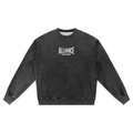 AF Snow Wash Oversized Crewneck Sweatshirt