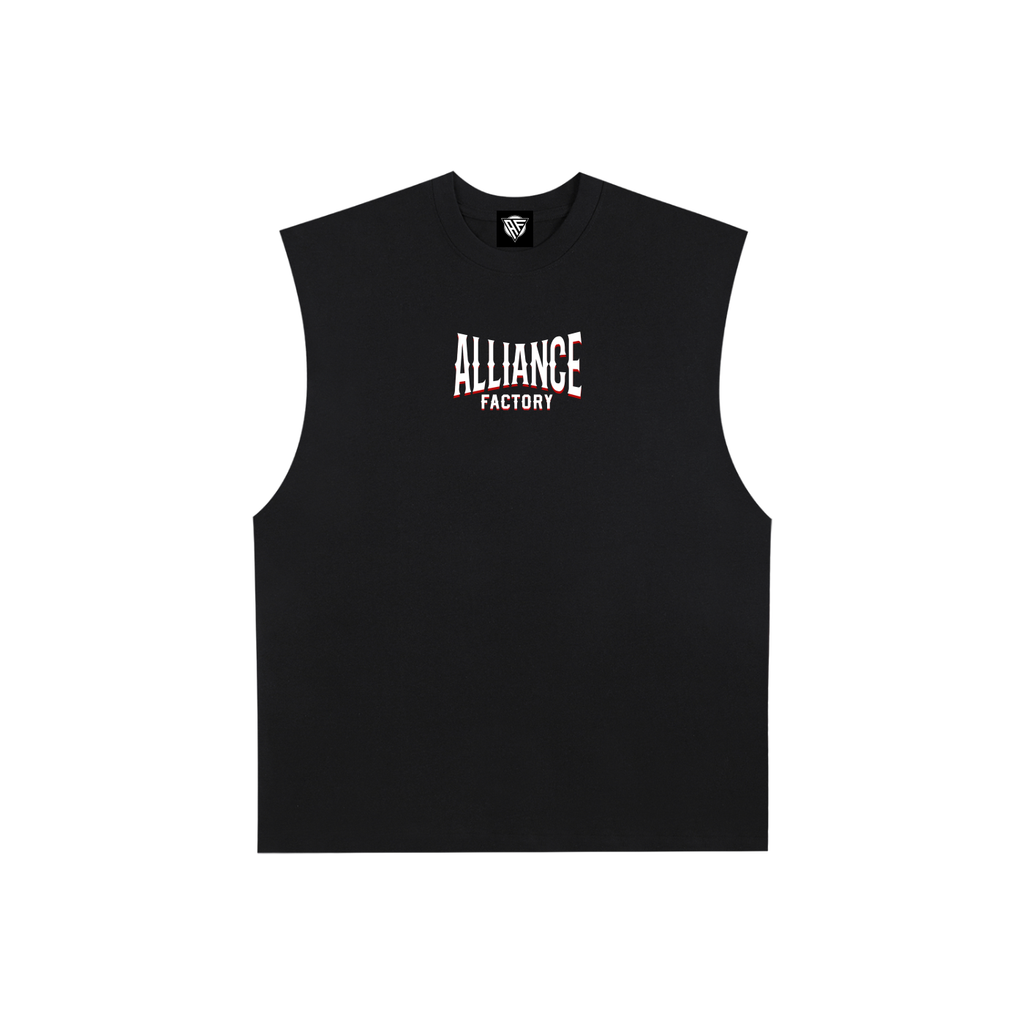 AF Raw Edge Cotton Tank Top