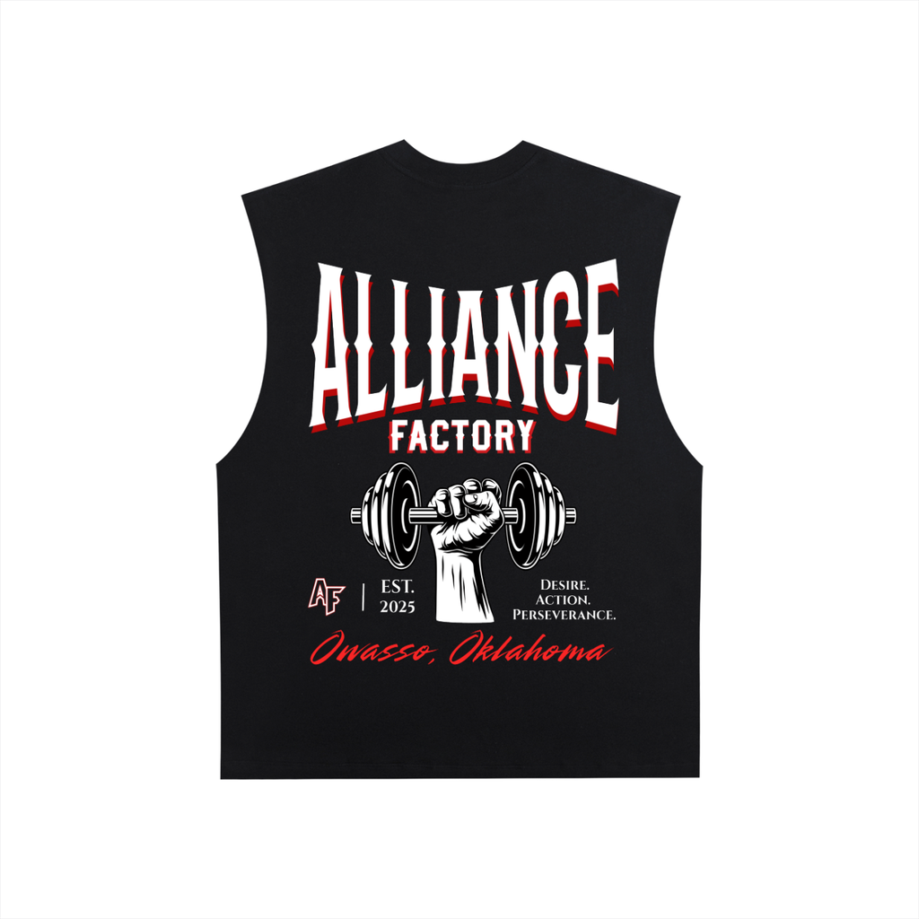 AF Raw Edge Cotton Tank Top