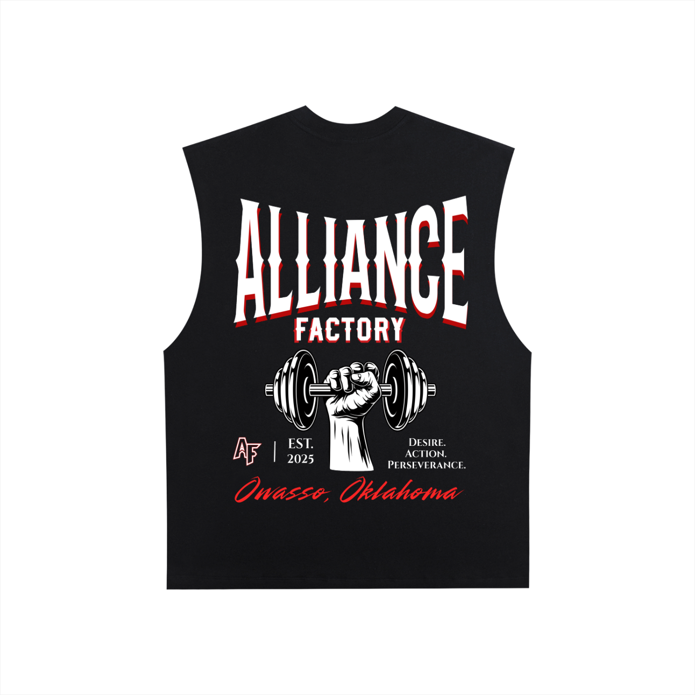 AF Raw Edge Cotton Tank Top