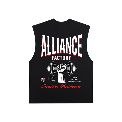 AF Raw Edge Cotton Tank Top