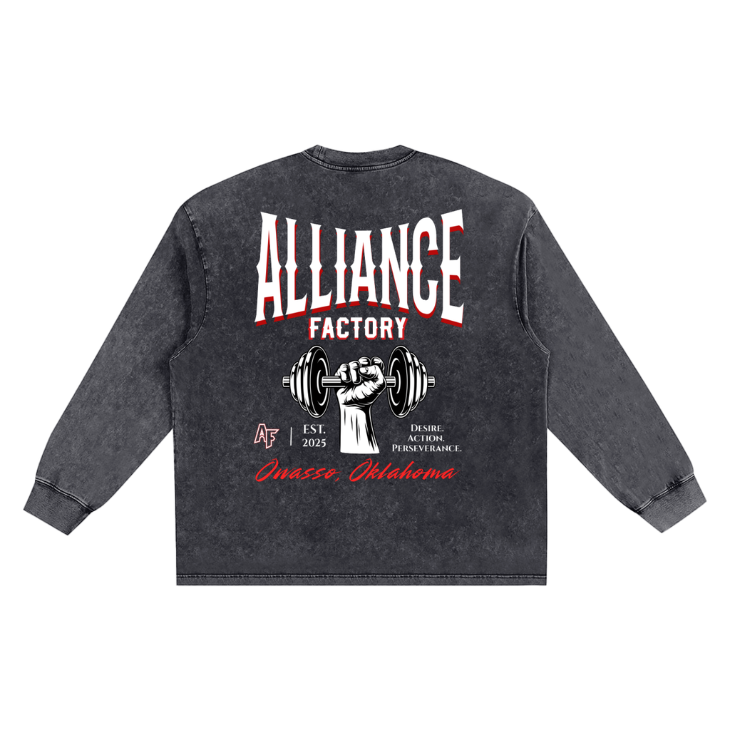 AF Snow Washed Frayed Edge T-Shirt