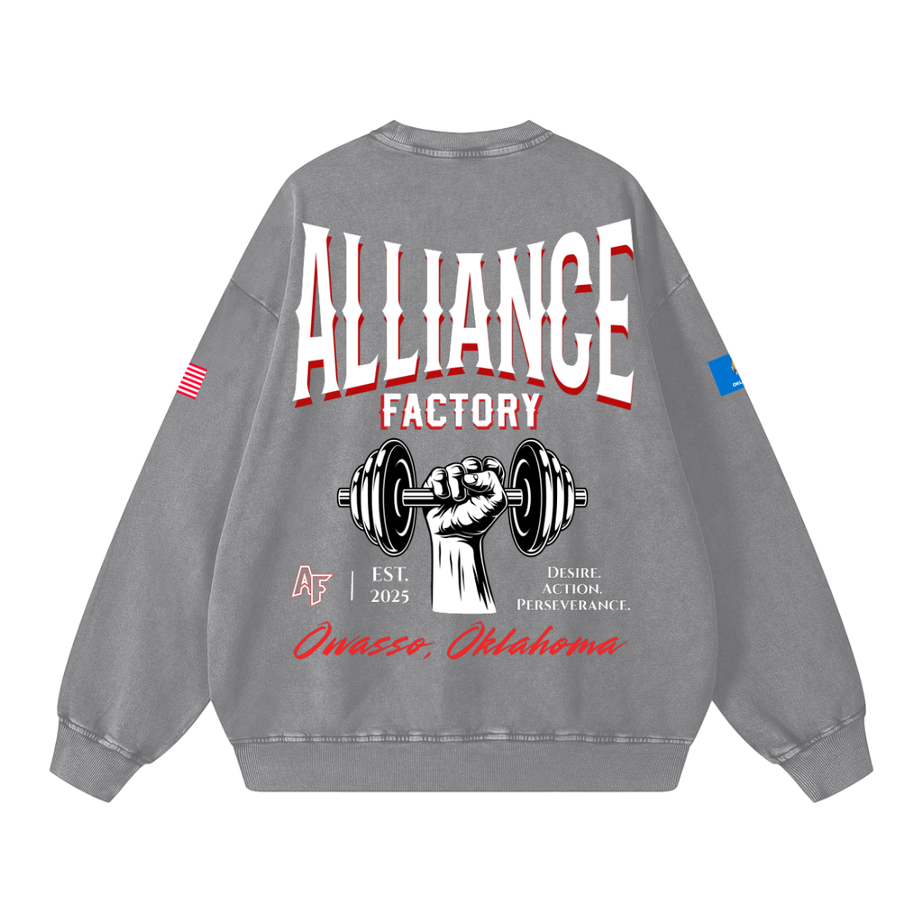 AF Snow Washed Oversized Sweatshirt
